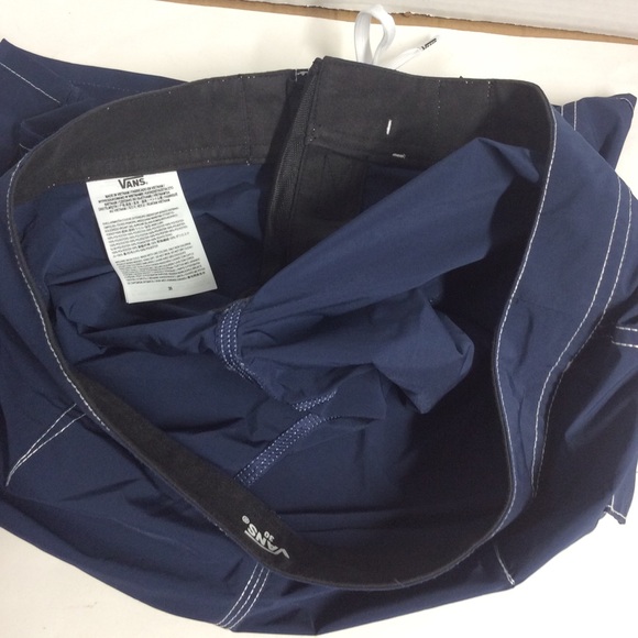 Vans Men’s Blue Board Shorts Swim Trunks - Picture 5 of 10